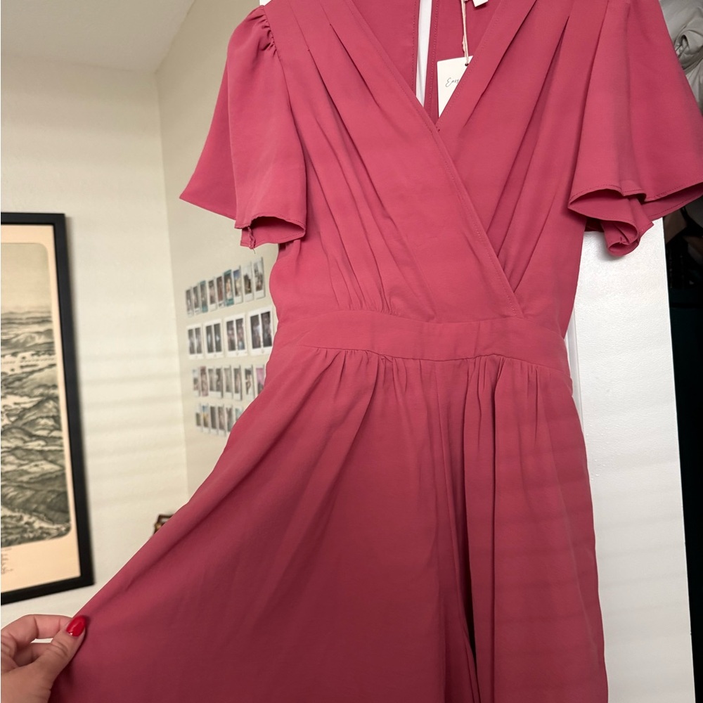 Elegant mauve romper
